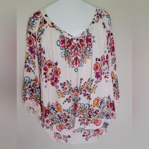 Floral Print Women's Top